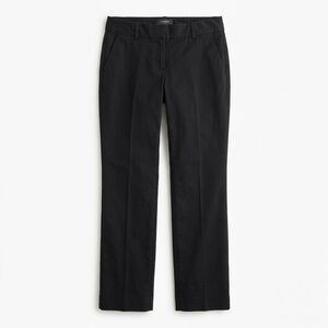 J.Crew Black Café Trouser Straight Leg Pants - Size 0P